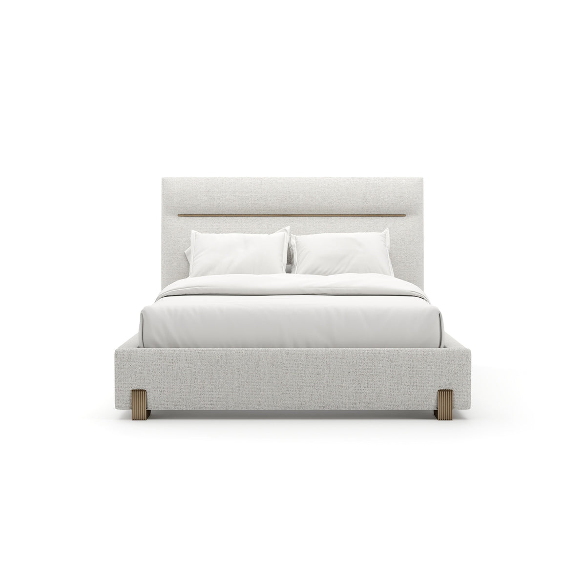 Caracole Counter Balance Bed – front view – Lusso Furniture Miami