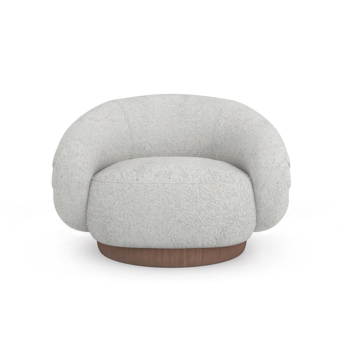 Caracole Smoosh Accent Chair – front view – Lusso Furniture Miami