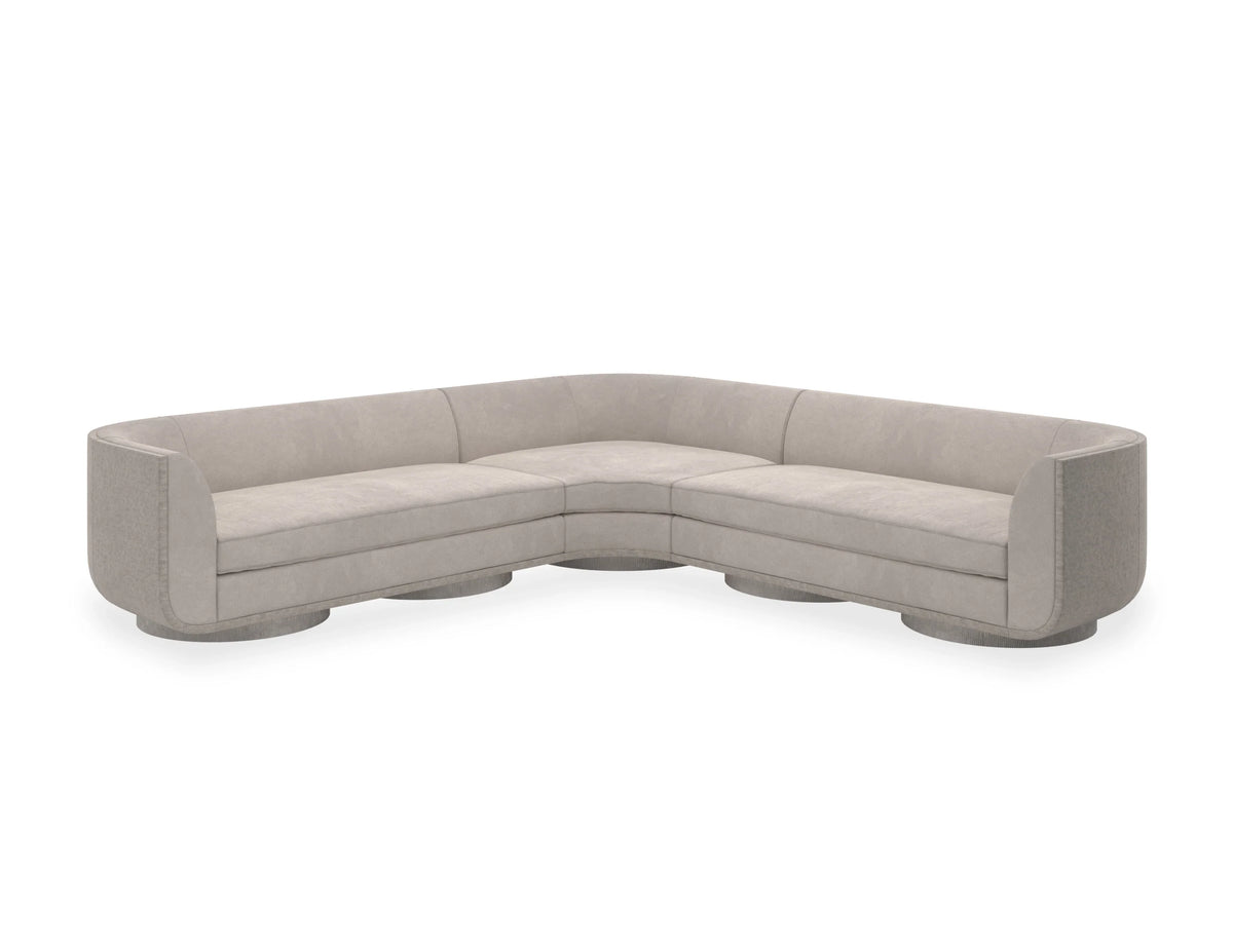 Caracole Clipper Sectional Components – view 14 – Lusso Furniture Miami