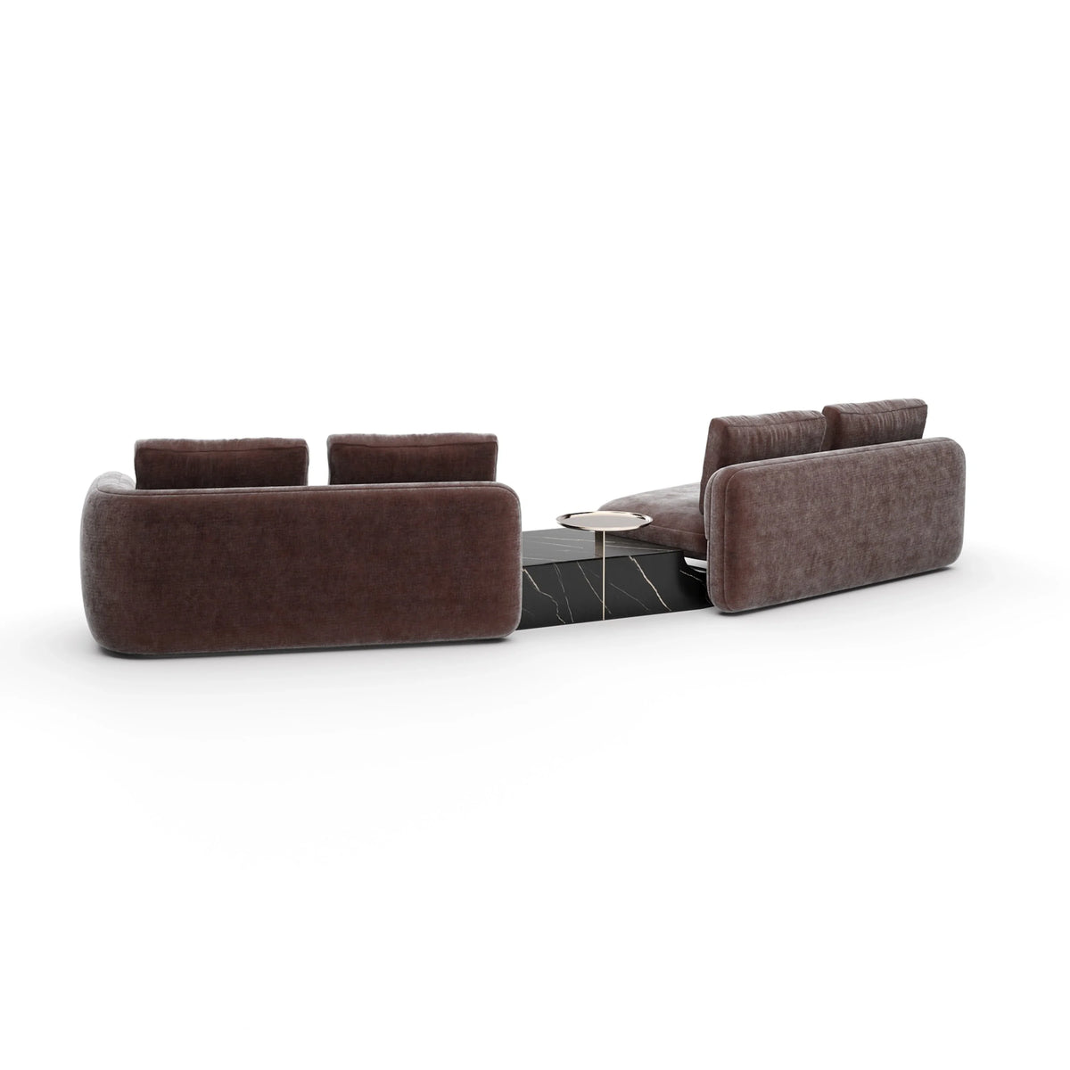 Caracole Overlap Sectional – view 13 – Lusso Furniture Miami