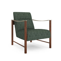Caracole Slant Accent Chair – side view – Lusso Furniture Miami
