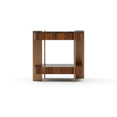 Caracole Altura Square Side Table – detail – Lusso Furniture Miami