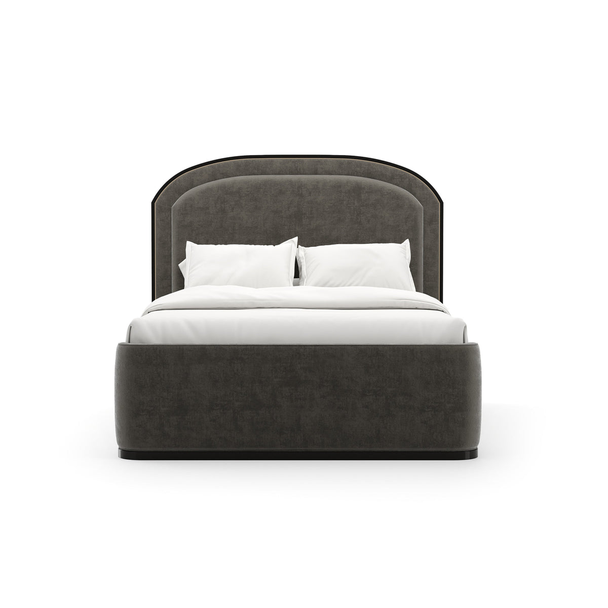 Caracole Wanderlust Bed – front view – Lusso Furniture Miami
