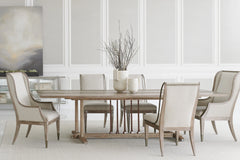 Caracole Family Gathering Dining Table – angle view – Lusso Furniture Miami
