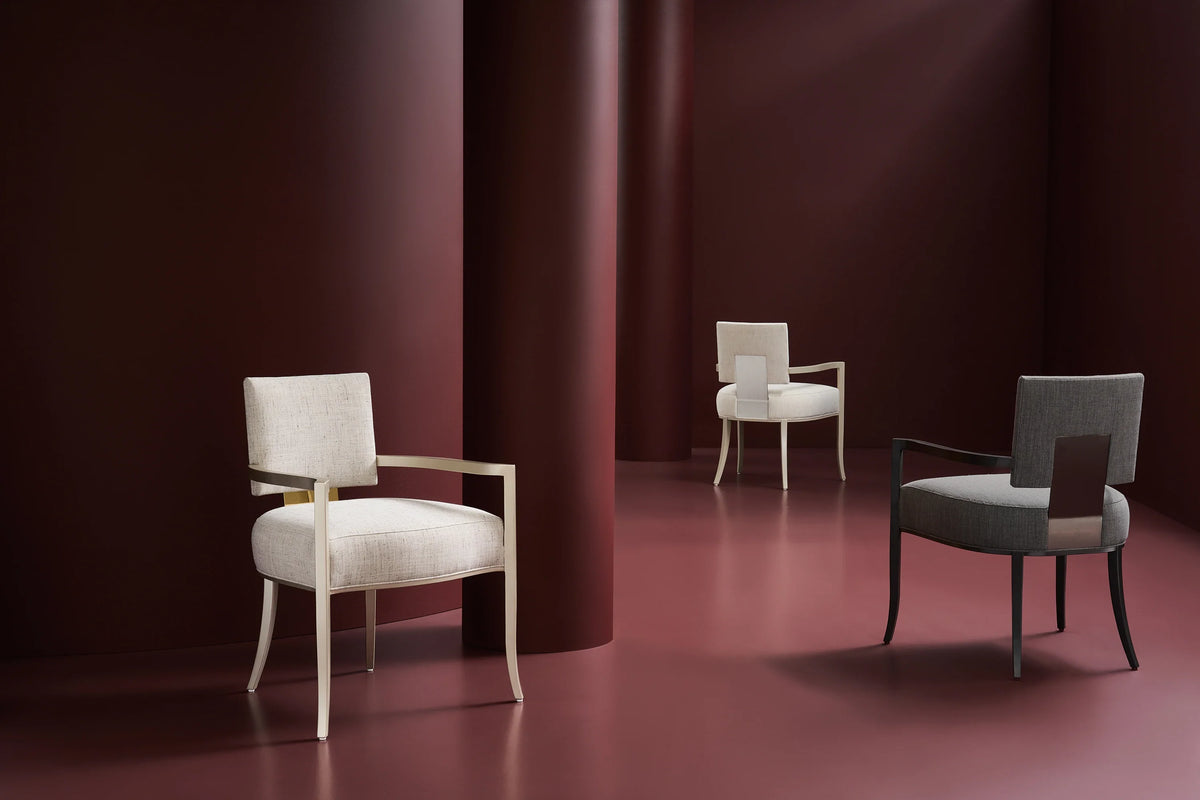Caracole Reserved Seating Arm Chair – view 37 – Lusso Furniture Miami
