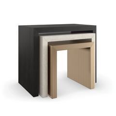 Caracole Contrast Nesting Table – room setting – Lusso Furniture Miami