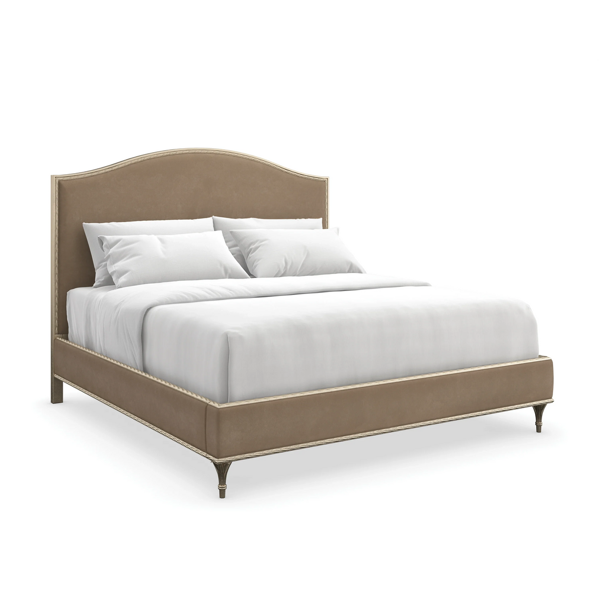 Caracole Fontainebleau Bed – side view – Lusso Furniture Miami