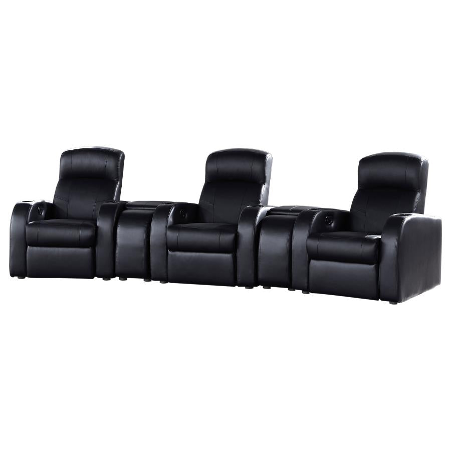 Cyrus 5-piece Upholstered Home Theater Seating-zoom-1