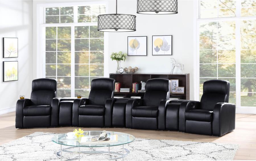 Cyrus 7-piece Upholstered Home Theater Seating-2