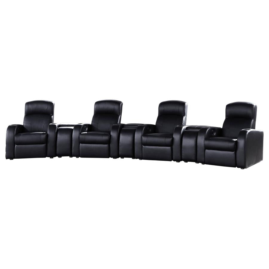 Cyrus 7-piece Upholstered Home Theater Seating-1