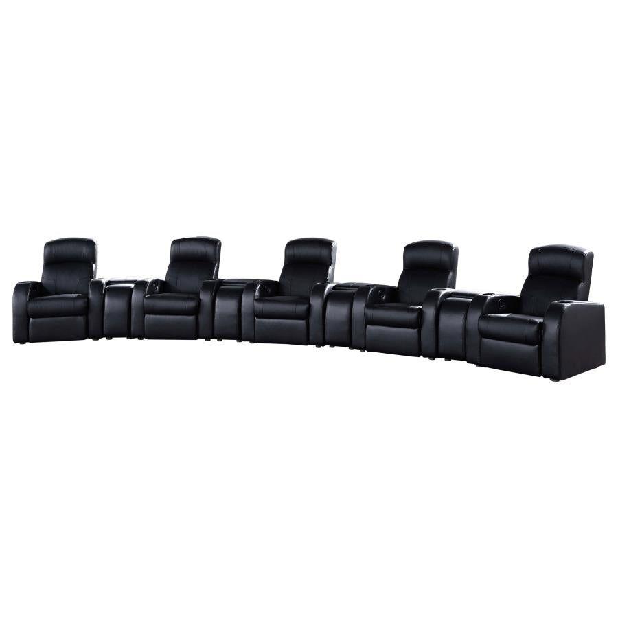 Cyrus 9-piece Upholstered Home Theater Seating-1