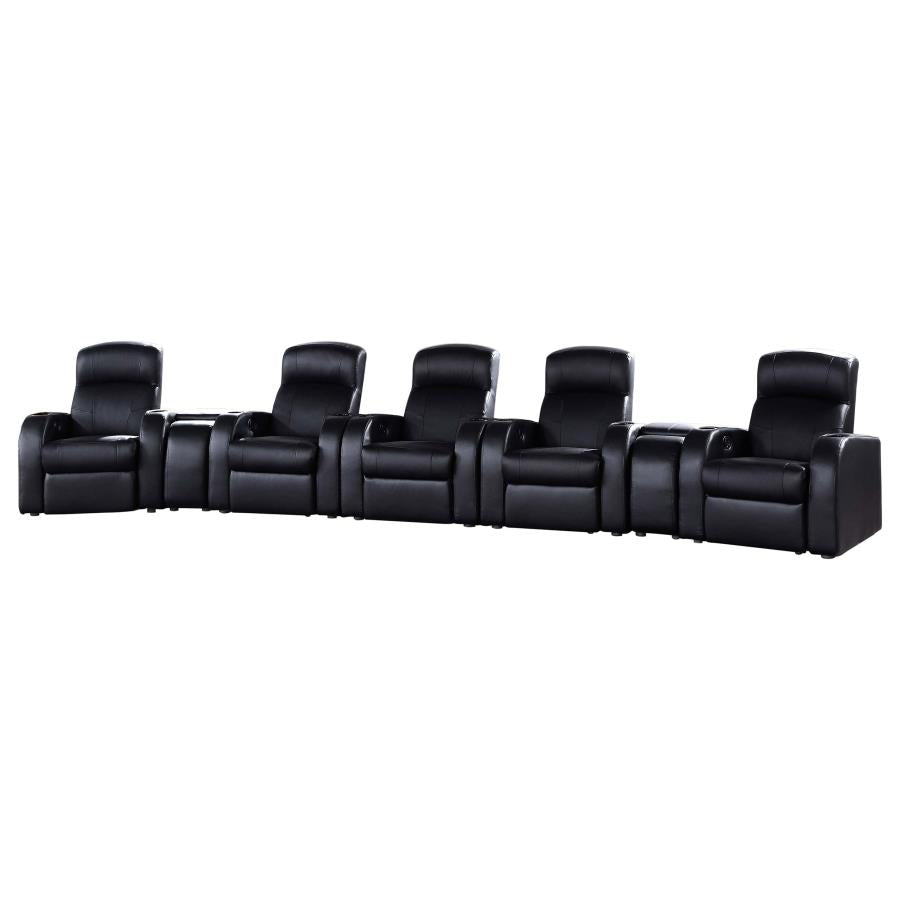 Cyrus 7-piece Upholstered Home Theater Seating-zoom-1