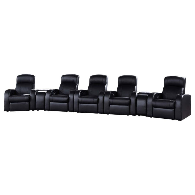 Cyrus 7-piece Upholstered Home Theater Seating-zoom-