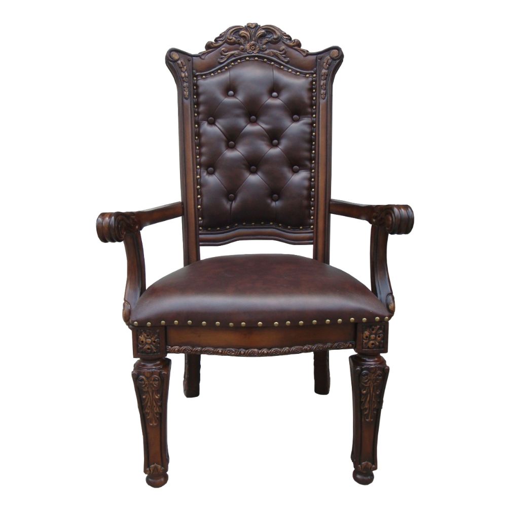 ACME Vendome Arm Chair Set of 2 – view 13 – Lusso Furniture Miami