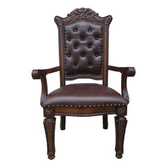 ACME Vendome Arm Chair Set of 2 – view 13 – Lusso Furniture Miami