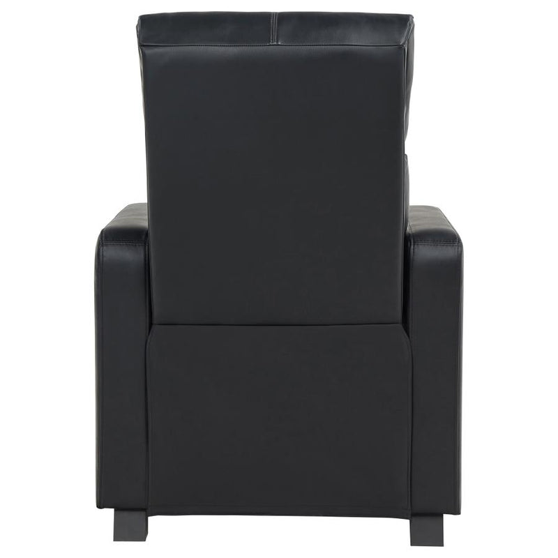 Toohey Upholstered Tufted Recliner Living Room Set Black-zoom-