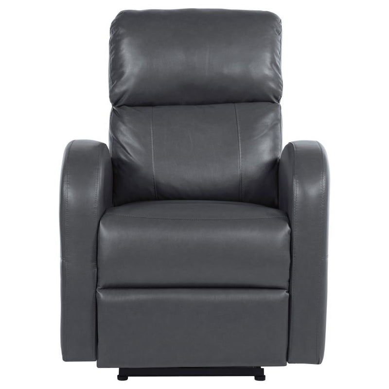 Grant Upholstered Power Recliner Chair Grey-zoom-