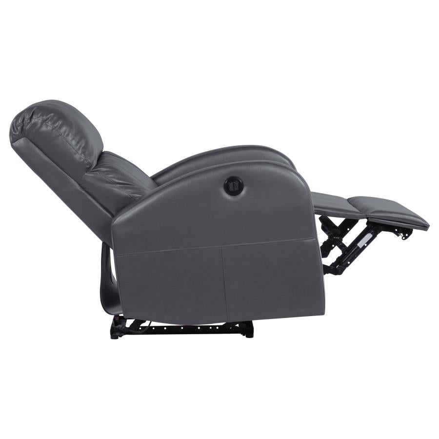 Grant Upholstered Power Recliner Chair Grey-zoom-8