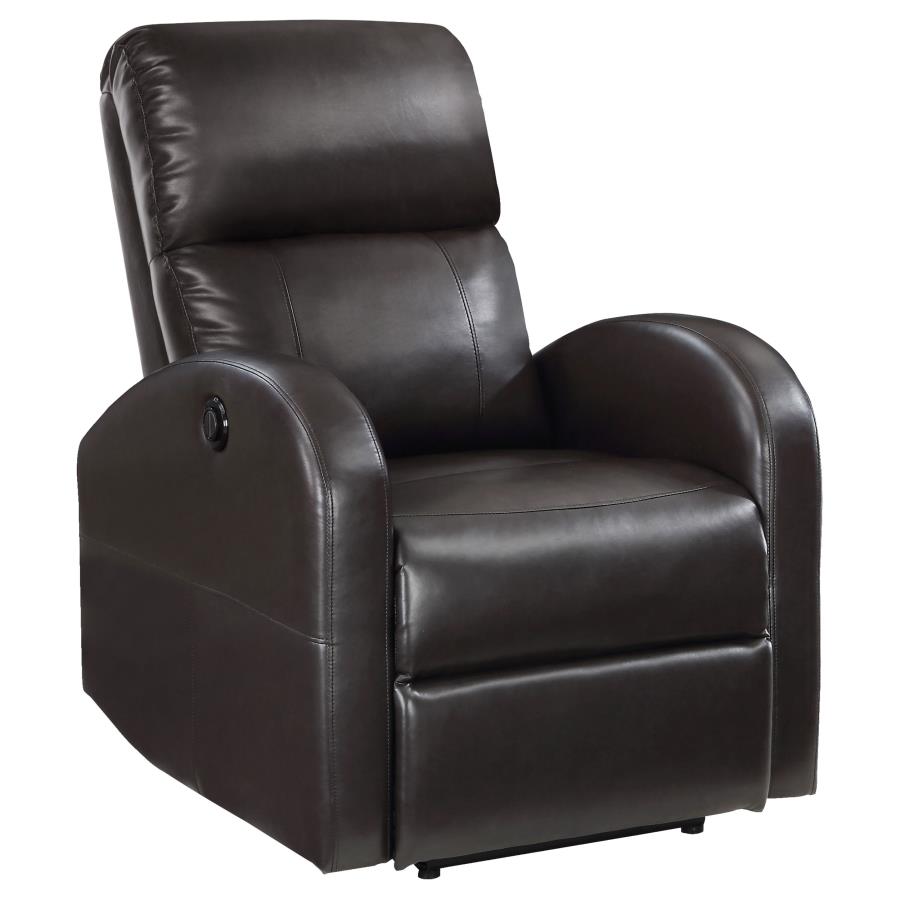 Grant Upholstered Power Recliner Chair Brown-zoom-4