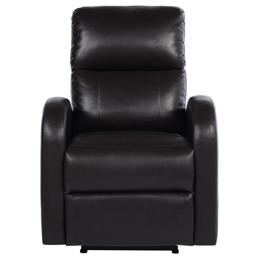 Grant Upholstered Power Recliner Chair Brown-6