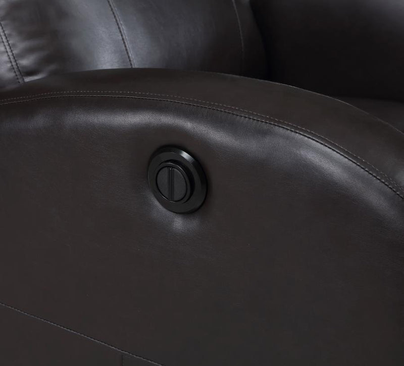 Grant Upholstered Power Recliner Chair Brown-zoom-