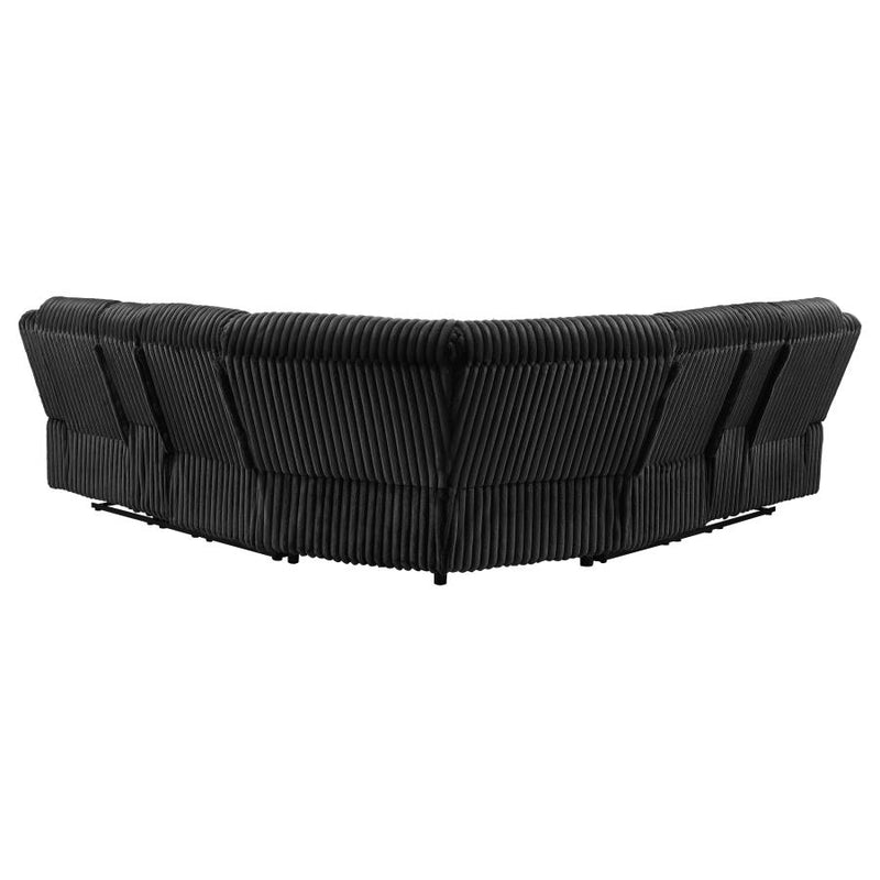 Atkinson Upholstered Reclining Sectional Sofa Black-zoom-