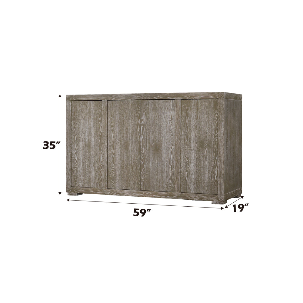 ACME Gabrian Server – angle view – Lusso Furniture Miami