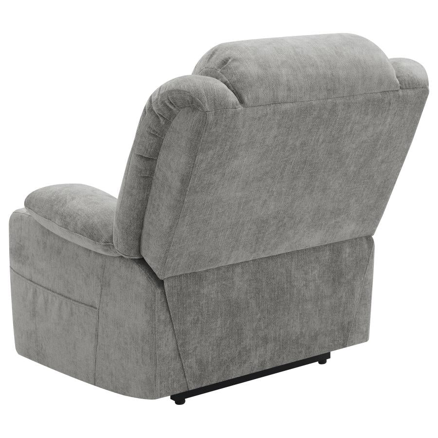 Houston Upholstered Power Lift Recliner Grey-zoom-10