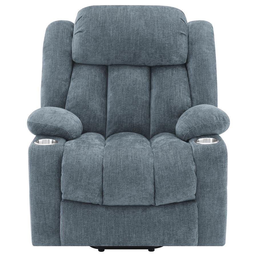 Houston Upholstered Power Lift Recliner Slate Blue-zoom-7
