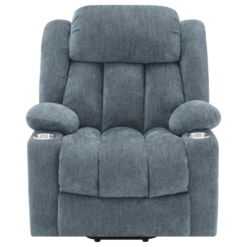 Houston Upholstered Power Lift Recliner Slate Blue-zoom-
