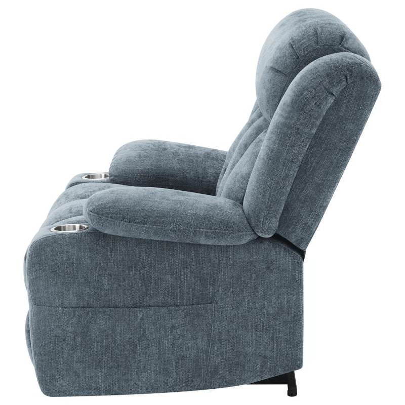 Houston Upholstered Power Lift Recliner Slate Blue-zoom-