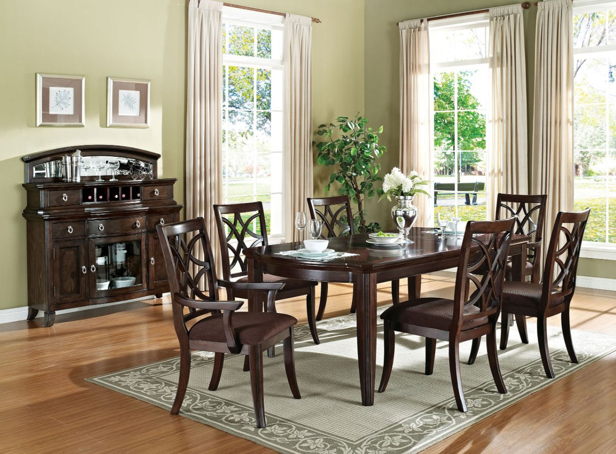 ACME Keenan Dining Table – front view – Lusso Furniture Miami