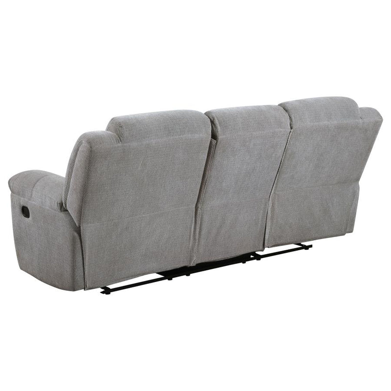 Gilson 2-piece Chenille Upholstered Reclining Sofa Set Grey-zoom-