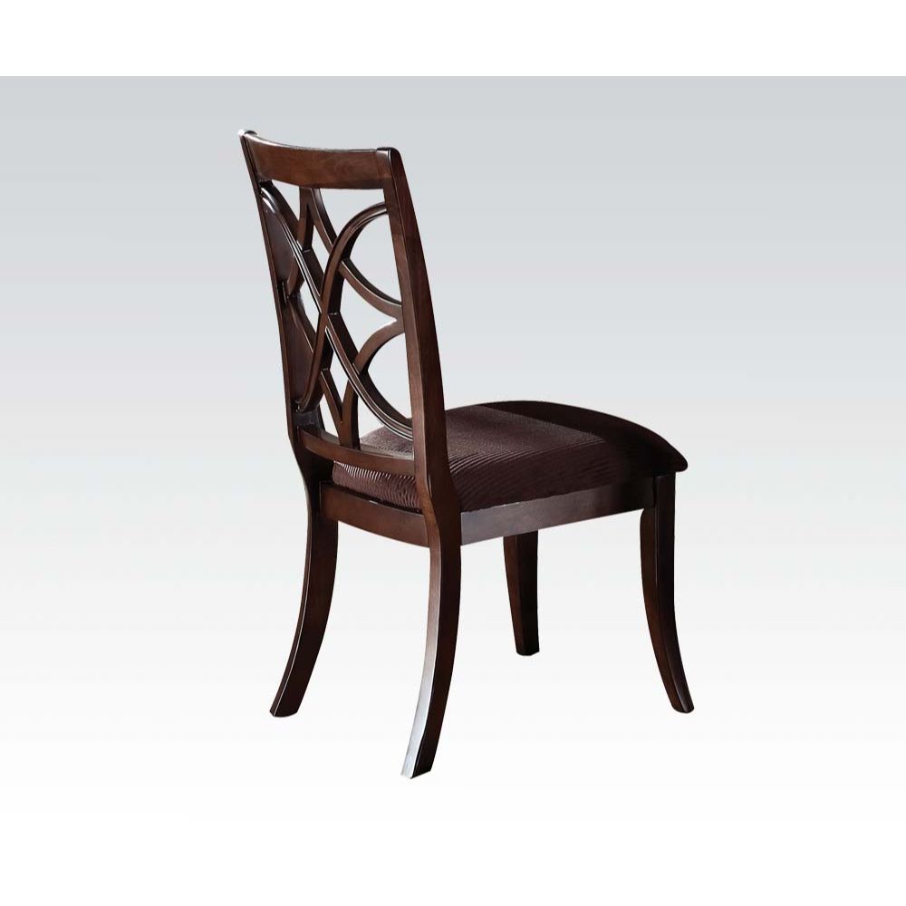 ACME Keenan Side Chair Set of 2 – front view – Lusso Furniture Miami