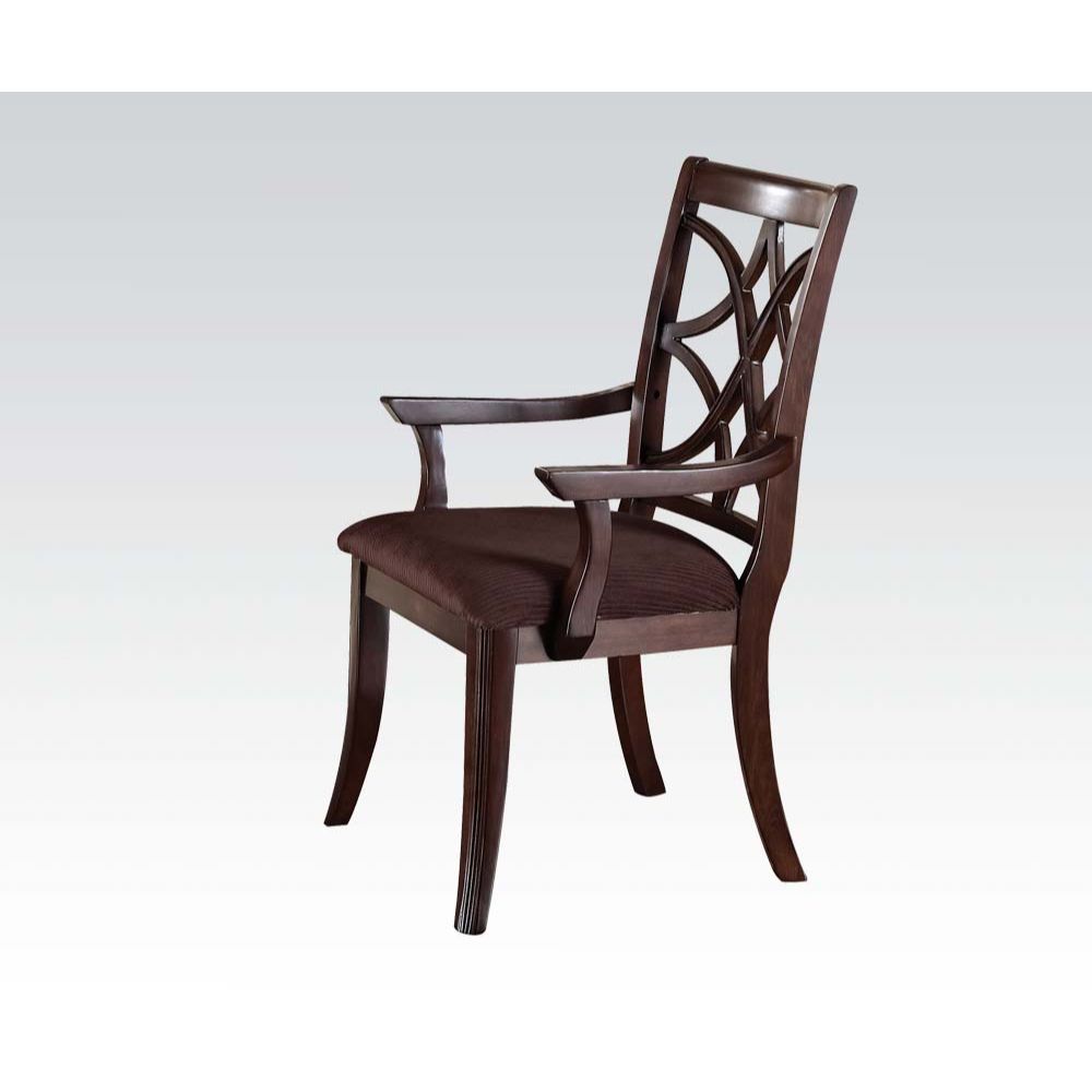 ACME Keenan Arm Chair Set of 2 – front view – Lusso Furniture Miami