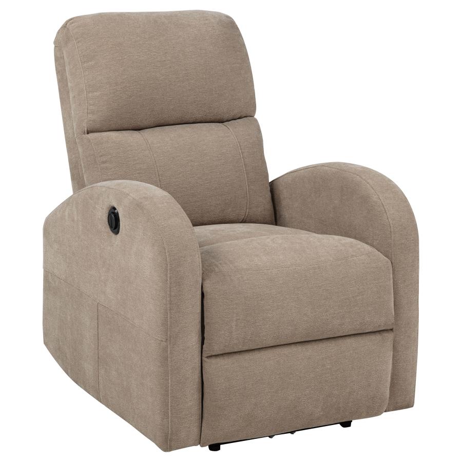 Grant Fabric Upholstered Power Recliner Chair Camel-zoom-4