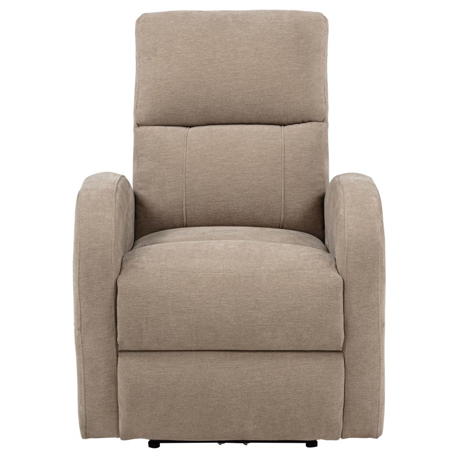 Grant Fabric Upholstered Power Recliner Chair Camel-6