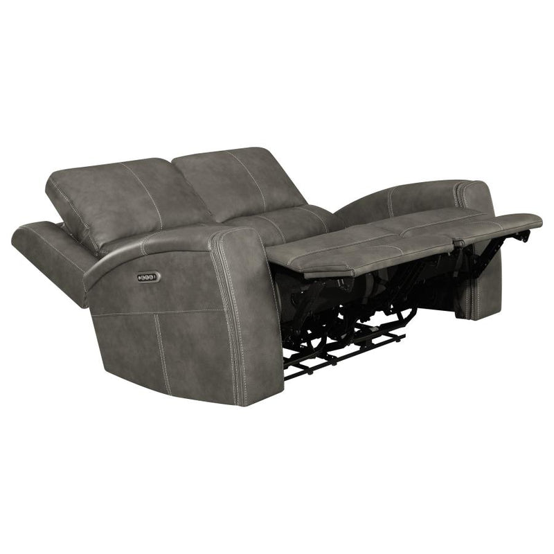 Brickston 3-piece Triple Power Reclining Sofa Set Charcoal-zoom-