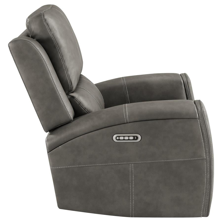 Brickston Triple Power Swivel Glider Recliner Charcoal-zoom-10