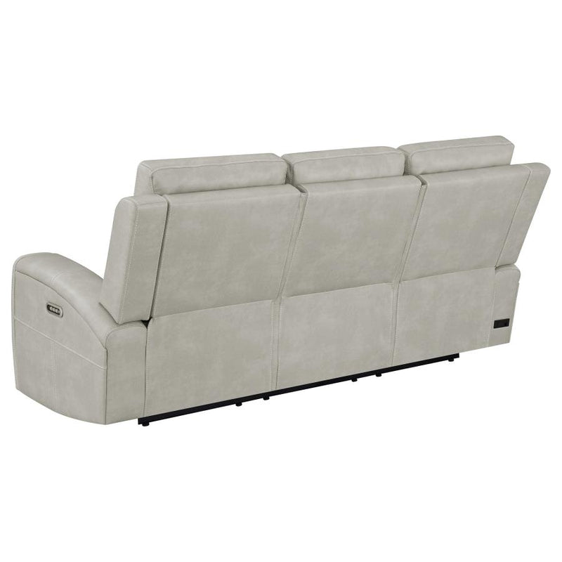 Brickston 2-piece Triple Power Reclining Sofa Set Grey-zoom-