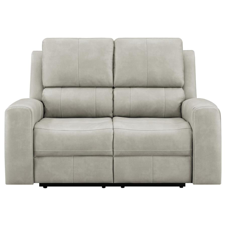 Brickston Triple Power Reclining Loveseat Grey-5