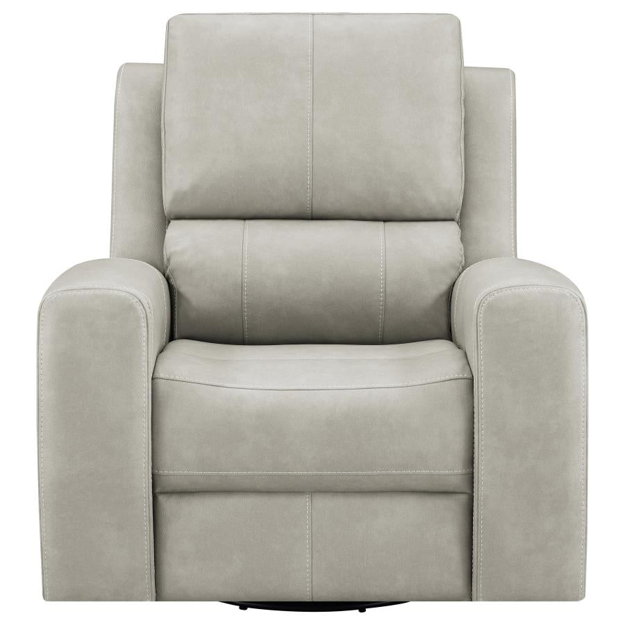 Brickston Triple Power Swivel Glider Recliner Grey-zoom-5