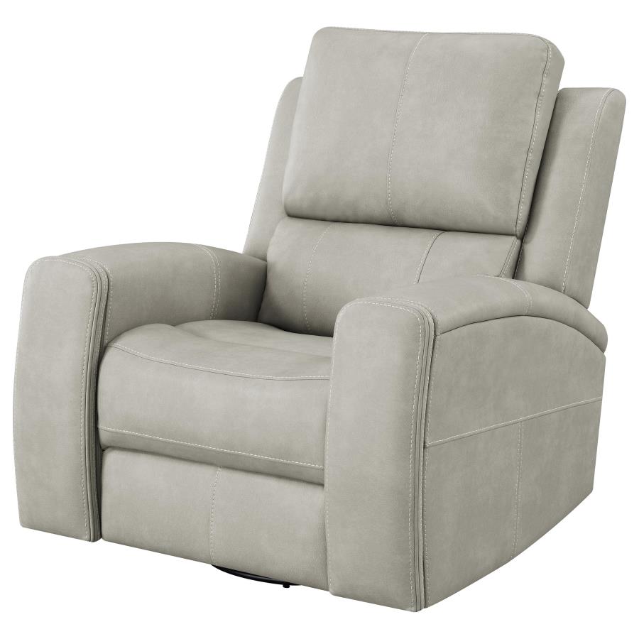 Brickston Triple Power Swivel Glider Recliner Grey-6