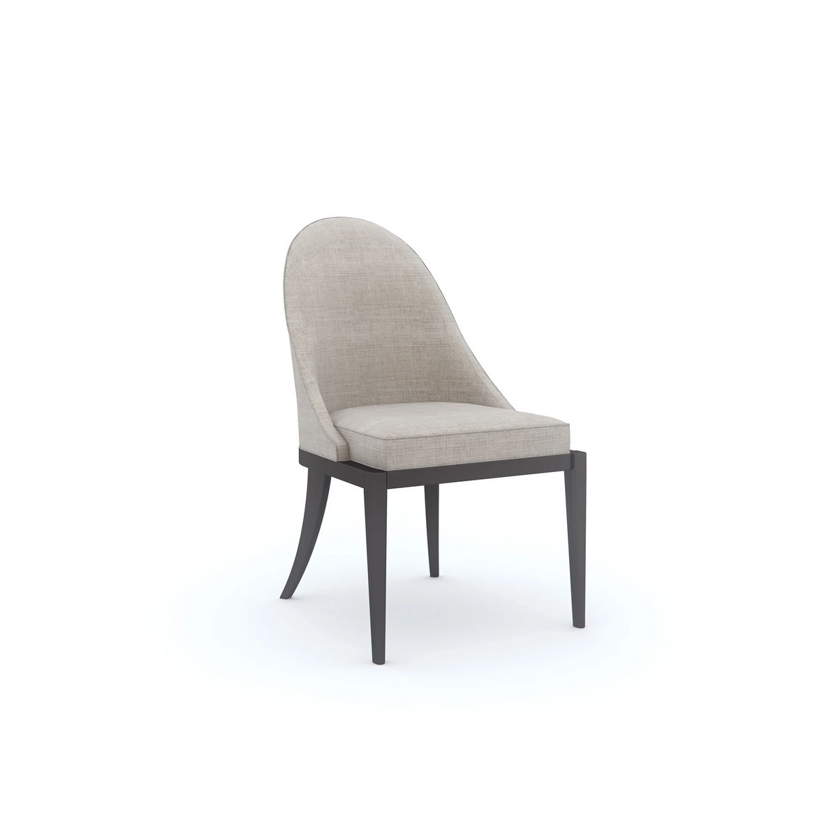 Caracole Natural Choice Side Dining Chair – front view – Lusso Furniture Miami