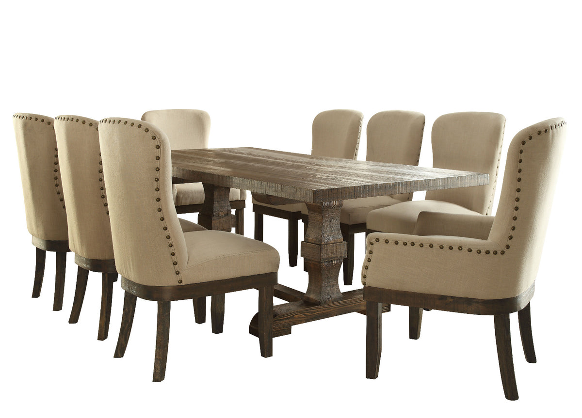 ACME Landon Dining Table – front view – Lusso Furniture Miami