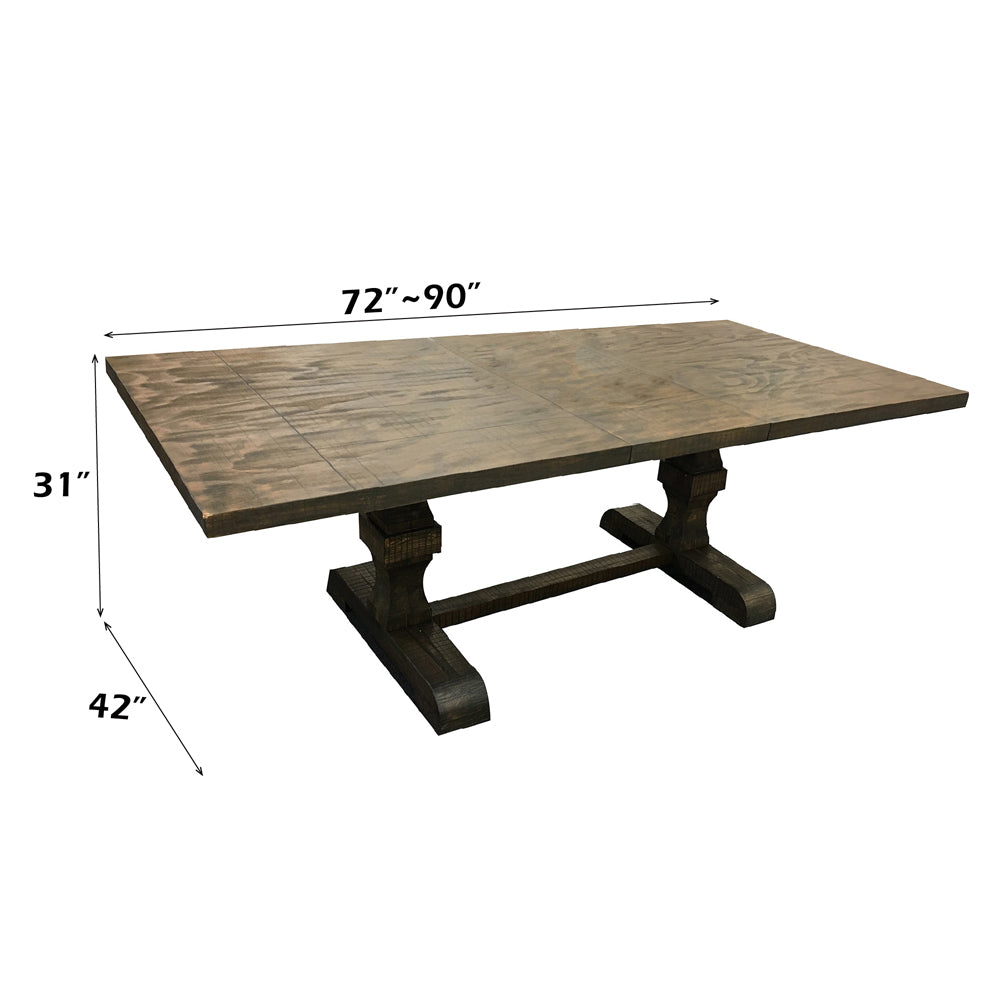 ACME Landon Dining Table – angle view – Lusso Furniture Miami