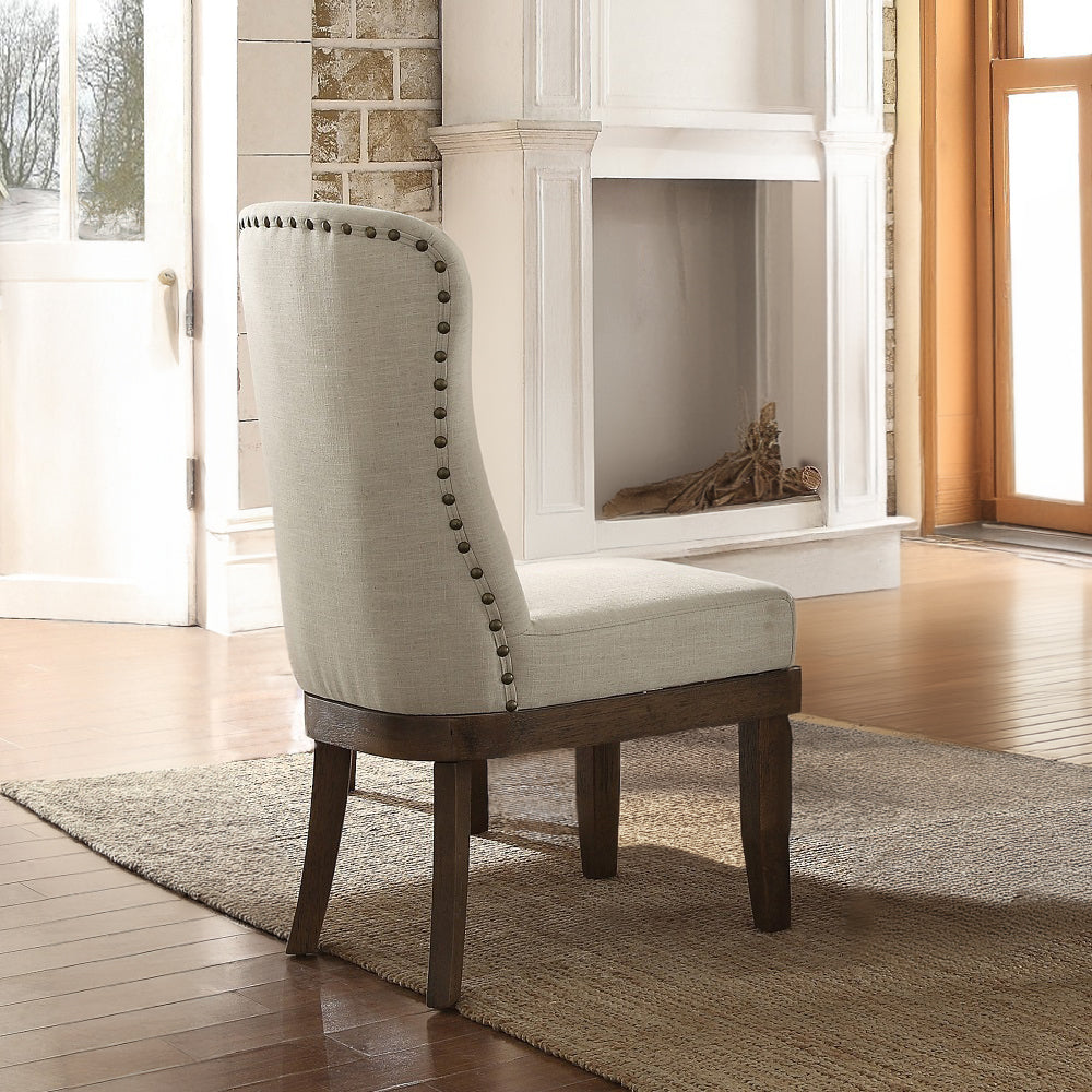 ACME Landon Side Chair Set of 2 – front view – Lusso Furniture Miami