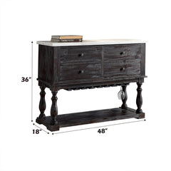 ACME Gerardo Server – side view – Lusso Furniture Miami