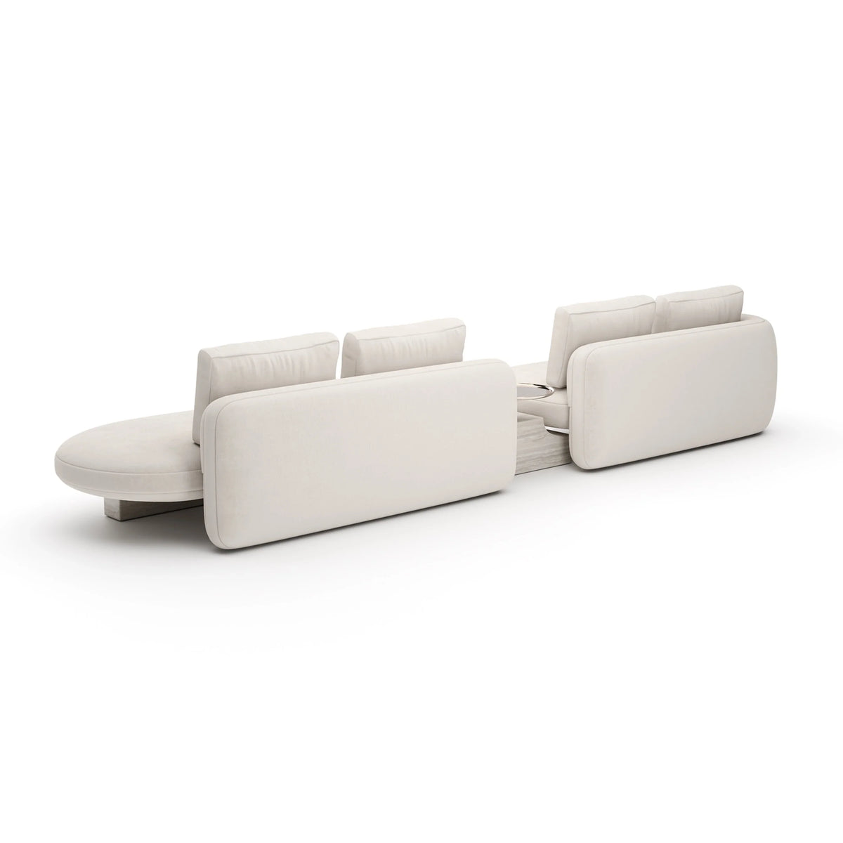 Caracole Overlap Sectional – view 68 – Lusso Furniture Miami