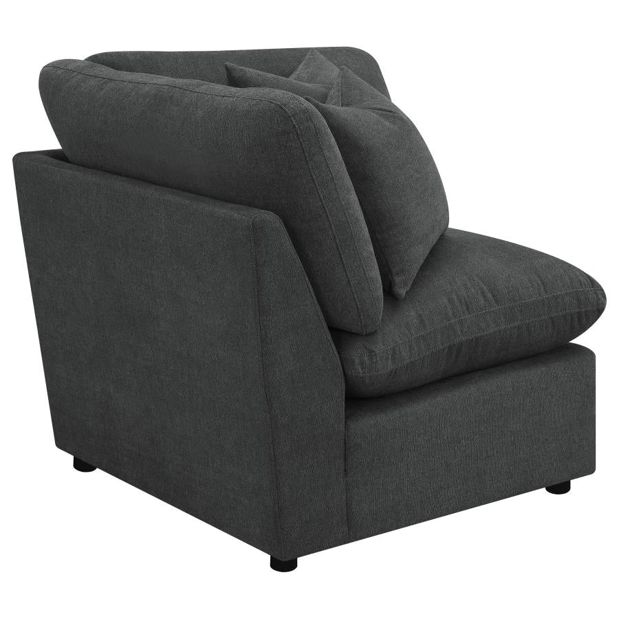 Collins Modular Corner Chair Dark Grey-3